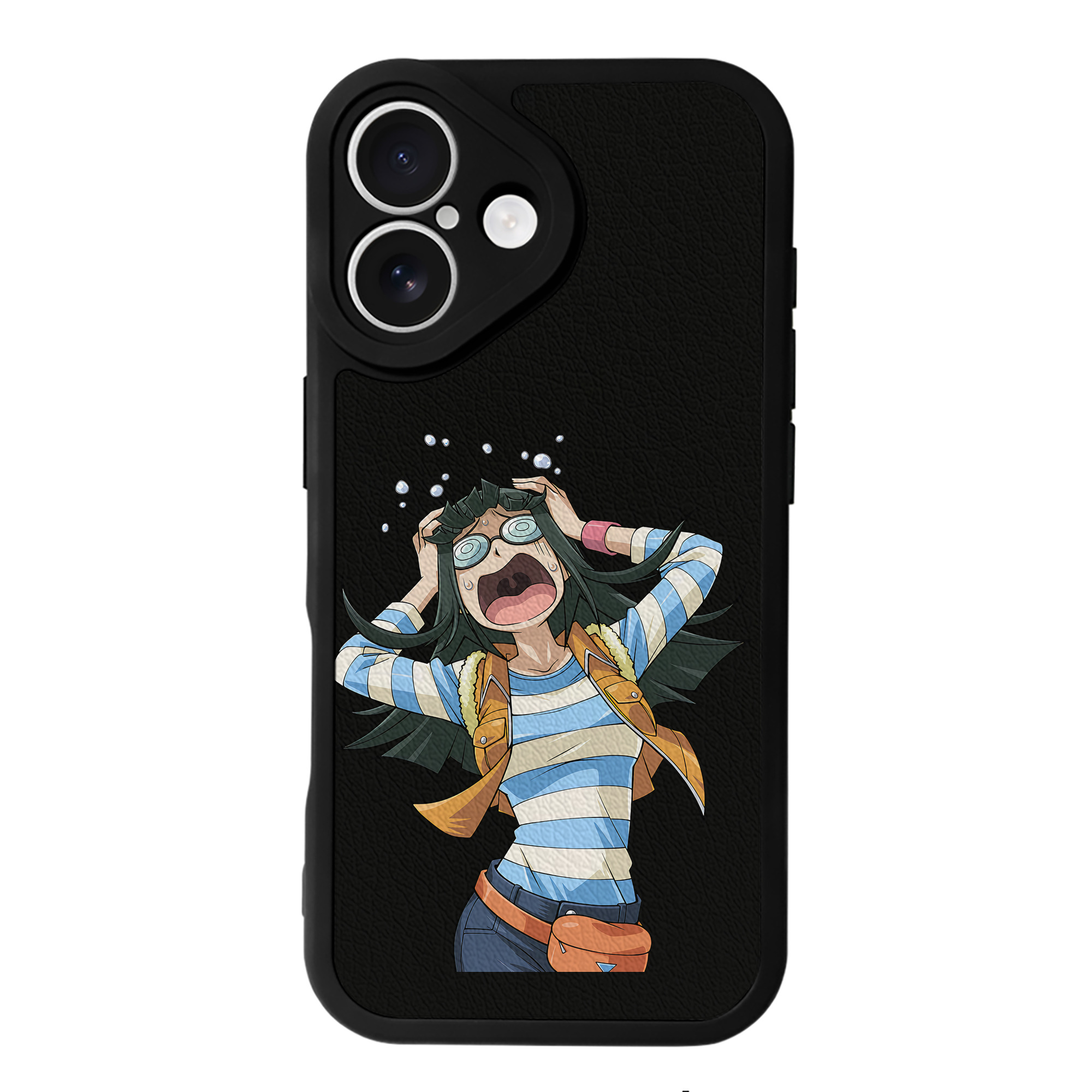 （画像用） 遊☆戯☆王 Yu-Gi-Oh! 【iPhone 16シリーズ対応】シリコンスマホケース（レザー調） 材質：シリコン